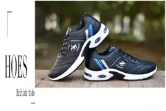 Imagem do Moda Almofada de Ar dos homens Running Shoes Tamanho Grande 38-47 Sneakers Respi