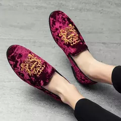 Mocassins de luxo masculinos mocassins pretos, sapatos para dirigir, conversas c - comprar online