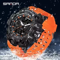 Imagem do Sanda g estilo passo calorímetro único relógio eletrônico nightlight à prov