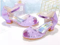 Moda meninas sapatos de salto alto crianças sapatos de couro para meninas princ - loja online