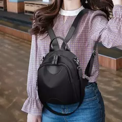 Mochila de pano Oxford de grande capacidade feminina, mochila casual de viagem, - comprar online
