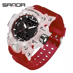 Sanda g estilo passo calorímetro único relógio eletrônico nightlight à prov