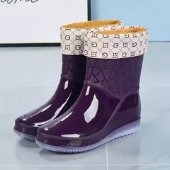 Botas mujer 2023 botas femininas da moda ao ar livre sapatos de chuva novos anti - Show Drop