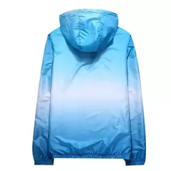Jaqueta protetora solar unissex com bolsa de armazenamento, bolso com capuz, ant - Show Drop