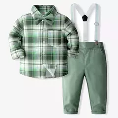 Imagem do Conjuntos de roupas para bebês, roupas recém-nascidas, tops de manga comprida,