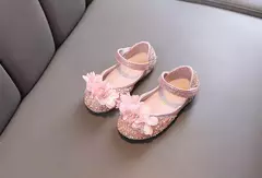 Sapato de princesa raso infantil, lantejoulas, Purpurina, Ballet, Performance, A - loja online