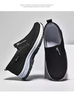 Sapatos casuais masculinos de marca mocassins de malha respirável para homem an - loja online