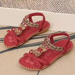 Sandálias femininas sapatos de verão sapatos de caminhada aconchegante de fest
