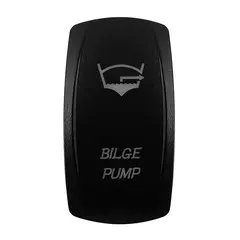 Imagem do Barra de luz LED para carro e barco Carling, Amber Rocker Switch, momentâneo, t
