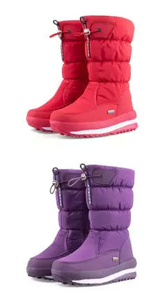 Imagem do Botas de neve femininas de pelúcia à prova de água plataforma alta botas muito confortaveis