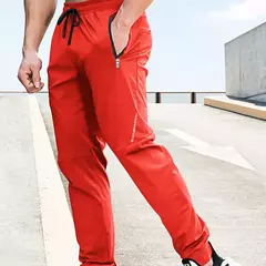 Calças de ginástica masculina calças de pista verão roupas masculinas marca - Show Drop