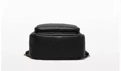 Imagem do Luxo couro do plutônio mochila feminina moda bolsa de ombro senhoras grande capacidade