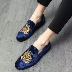 Imagem do Mocassins de luxo masculinos mocassins pretos, sapatos para dirigir, conversas c