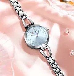 Imagem do Curren relógio de luxo para mulher alta qualidade diamante com requinte para senhoras relógio luxuoso