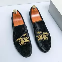 Mocassins de luxo masculinos mocassins pretos, sapatos para dirigir, conversas c - comprar online