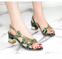 Tamanho grande 2025 conforto conforto sapatos para mulheres saltos claros terno - comprar online