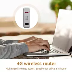 Dongle usb sem fio 4g lte, banda larga móvel, 150mbps, modem stick, cartão sim - loja online