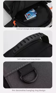 Novo masculino crossbody sling saco de ombro mensageiro oxford à prova água mu - comprar online