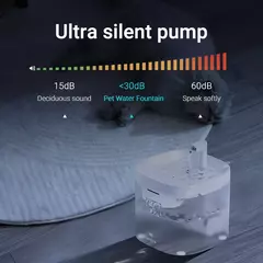 Rojeeco inteligente gato fonte de água dispensador automático de água para an na internet