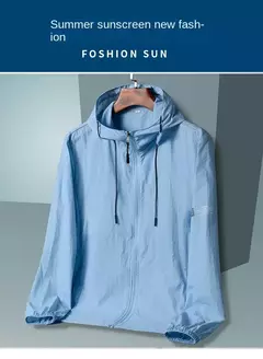 Jaqueta com capuz UV para homens e mulheres, proteção solar impermeável, roup