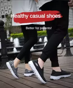 Sapatos casuais de caminhada respirável para homens e mulheres, sapatos baixos