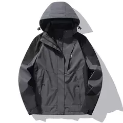 Imagem do Roupa de montanhismo para casais, Casaco impermeável e à prova de vento, versátil, alta qualidade, desporto e lazer, primavera e outono, novo