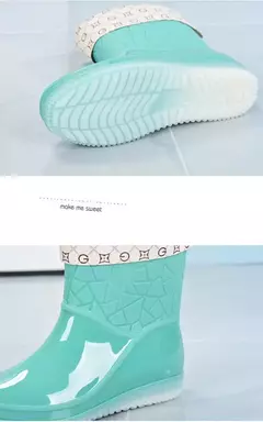 Botas mujer 2023 botas femininas da moda ao ar livre sapatos de chuva novos anti - comprar online