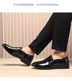 2024 novos sapatos de couro para homens padrão floral sapatos formais masculino