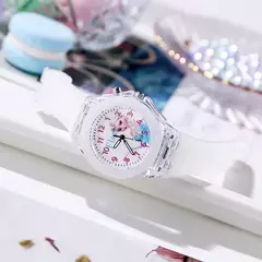 Imagem do Disney-Relógios Infantis Mickey, Relógio de Pulso em Silicone, Princesa Elsa,