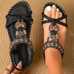 Sandálias femininas sapatos de verão sapatos de caminhada aconchegante de fest