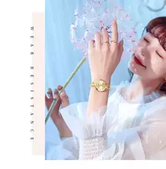 Curren relógio de luxo para mulher alta qualidade diamante com requinte para senhoras relógio luxuoso - Show Drop