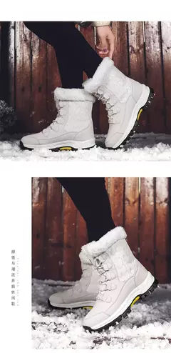 Botas femininas de inverno plataforma botas de neve à prova dwaterproof água p na internet