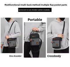 Novo masculino crossbody sling saco de ombro mensageiro oxford à prova água mu na internet