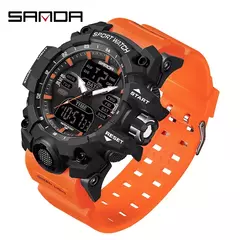 Sanda g estilo passo calorímetro único relógio eletrônico nightlight à prov