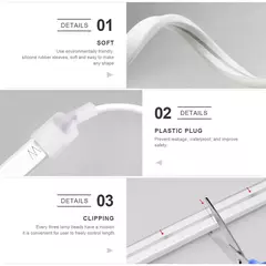 1m 2m 3m regulável led sob luzes do armário usb 5v tira de néon seu abiente mais aconchegante - Show Drop