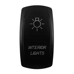 Barra de luz LED para carro e barco Carling, Amber Rocker Switch, momentâneo, t na internet