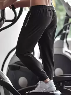 Imagem do 2025 verão masculino leve exercícios gelo secagem rápida estiramento calças