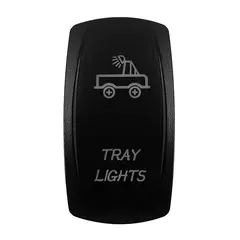 Barra de luz LED para carro e barco Carling, Amber Rocker Switch, momentâneo, t - Show Drop