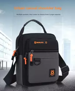 Novo masculino crossbody sling saco de ombro mensageiro oxford à prova água mu - loja online