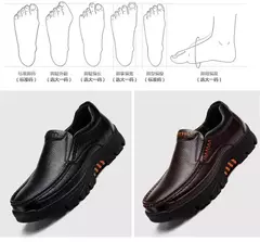 Sapatos para homens mocassins de couro chef sapatos de trabalho conforto penetra