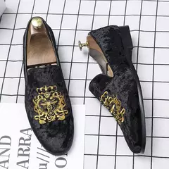Mocassins de luxo masculinos mocassins pretos, sapatos para dirigir, conversas c - comprar online