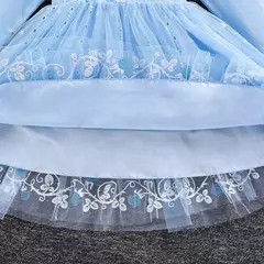 2024 novo 2-9y vestido de princesa disny meninas vestido primavera veraõ crianças - loja online