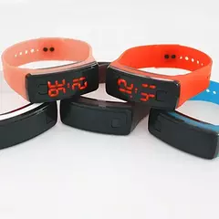 Moda Relógio Esportivo infantil Relógio Digital Led À Prova D &#39;Águ - Show Drop