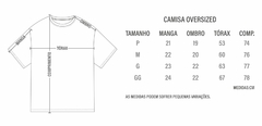 Camisa Oversized na internet