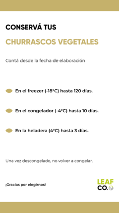 Churrascos Vegetales sabor Carne - ¡Nuevo pack económico! - comprar online