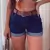 Short Bermuda Jeans Azul Cintura Alta e Lycra - COM CINTO BRINDE