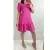 Vestido Feminino Moda Evangelica Com Babado Rodado Manga