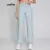 Lovito Preppy Calça Plissada com Bolsos L12D19 (Verde/Azul) - comprar online