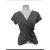 Blusa Transpassada Blusinha manga curta Cruzada Decotada Feminina Moda Blogueira - eiOhneh