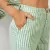 Lovito Preppy Calça Plissada com Bolsos L12D19 (Verde/Azul) - comprar online